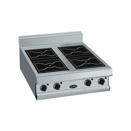 4 foyers inductions à poser 20kW 400V - CAPIC - Plaque à induction professionnelle