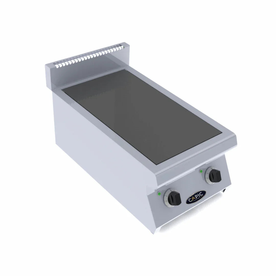 2 foyer inductions à poser 6kW 400V - CAPIC - Plaque à induction professionnelle