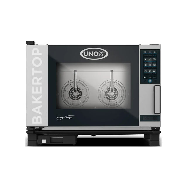 Four mixte pâtissier 600x400 BAKERTOP MIND.Maps™ PLUS COUNTERTOP 4 niveaux UNOX XEBC-04EU-EPRM vue 1 - Usine CHR