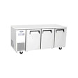 Table réfrigérée négative sans dosseret 3 portes 470L - ATOSA - Table réfrigérée négative