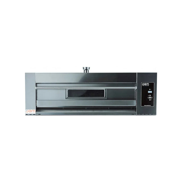 Four à pizza 1 niveau digitale - 4 pizzas 30cm - 950x970x400mm - Triphasé OEM DOMITOR 430 DG vue 1 - Usine CHR