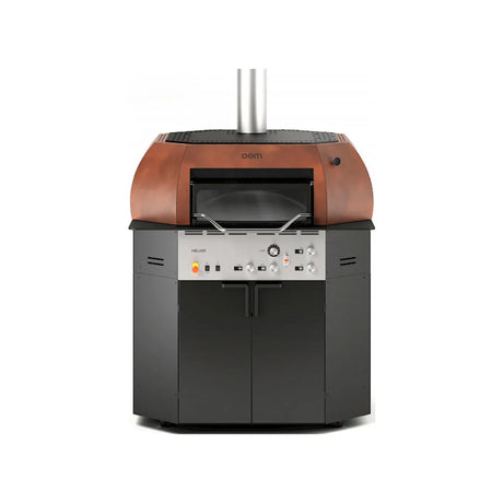 Four à pizza 1 niveau digitale HELIOS 104 - Base de cuisson rotative - 7 pizzas 30cm - Couleur Acier Corten OEM vue 1