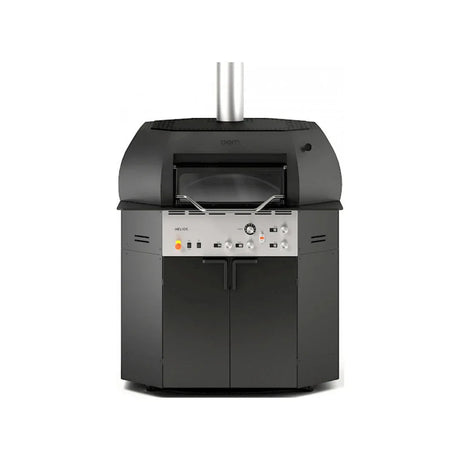 Four à pizza 1 niveau digitale HELIOS 104 - Base de cuisson rotative - 7 pizzas 30cm - Couleur Noir mat OEM vue 1 - Usine CHR