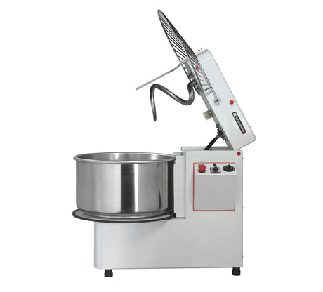 Pétrin à spirale à tête relevable - Capacité : 22 litres - 2 vitesses - Tri 400V - PIZZAGROUP - Pétrin professionnel