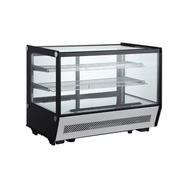 Vitrine à dessert réfrigérée à poser vitre droite CUISTANCE RTW-120B-5 vue 1 - Usine CHR