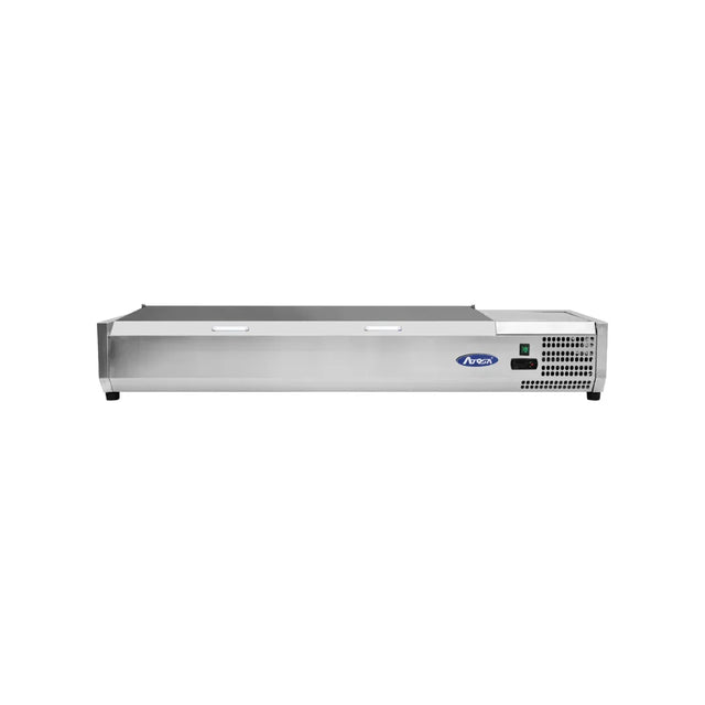 Vitrine à ingrédient réfrigérée à poser couvercle inox 9 GN 1/3 ATOSA ESL3890GR-S vue 1 - Usine CHR